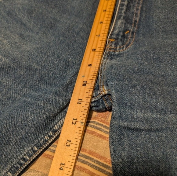 Vintage Levi's 505 Orange Tab Jeans Rare USA Denim Straight Leg 31x29 - Picture 3 of 7